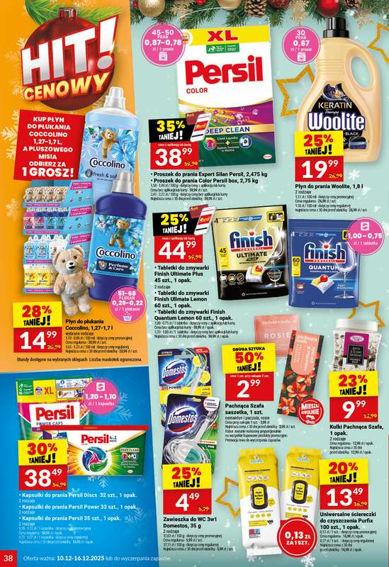 Twój Market - gazetka promocyjna Gazetka od środy 10.12 do wtorku 16.12 - strona 38