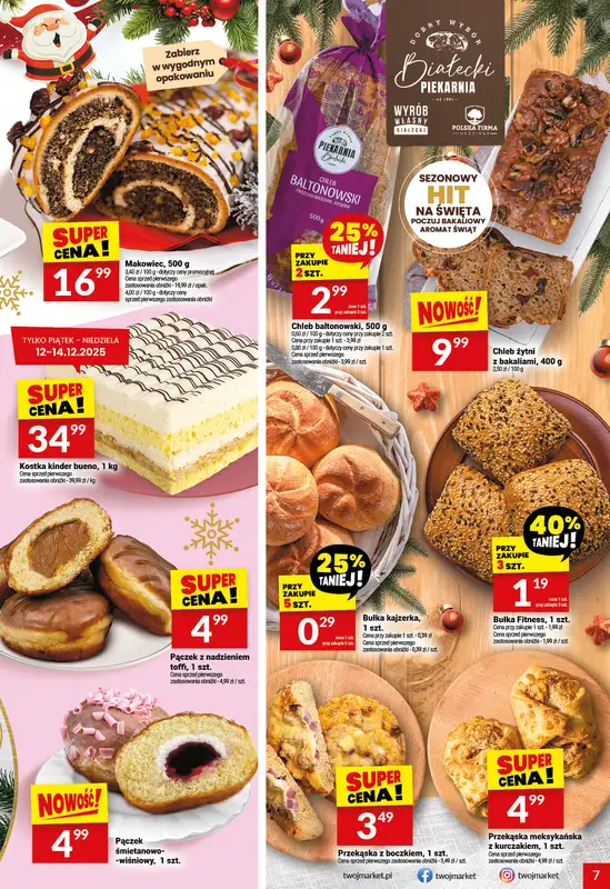 Twój Market - gazetka promocyjna Gazetka od środy 10.12 do wtorku 16.12 - strona 7