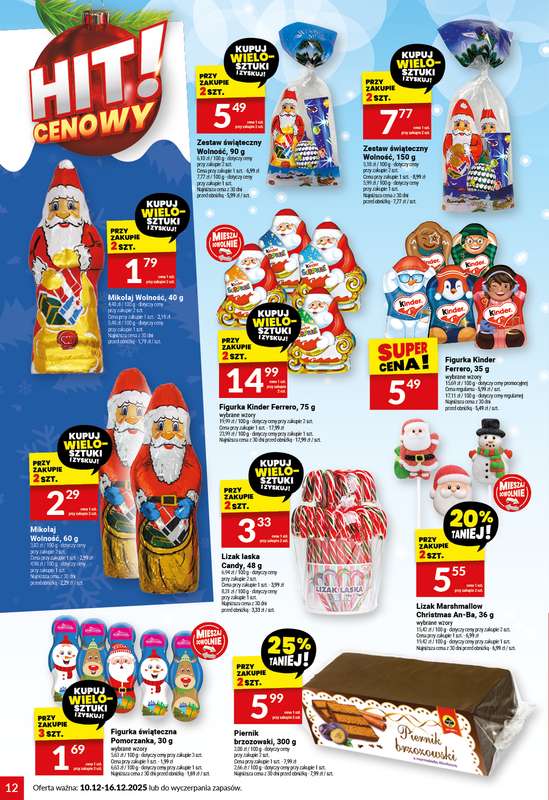 Twój Market - gazetka promocyjna Gazetka od środy 10.12 do wtorku 16.12 - strona 12