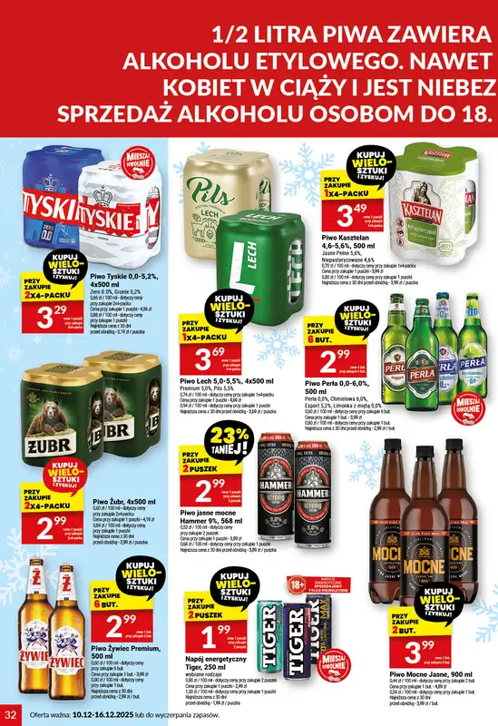 Twój Market - gazetka promocyjna Gazetka od środy 10.12 do wtorku 16.12 - strona 32