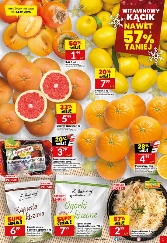 Twój Market - gazetka promocyjna Gazetka od środy 10.12 do wtorku 16.12 - strona 5