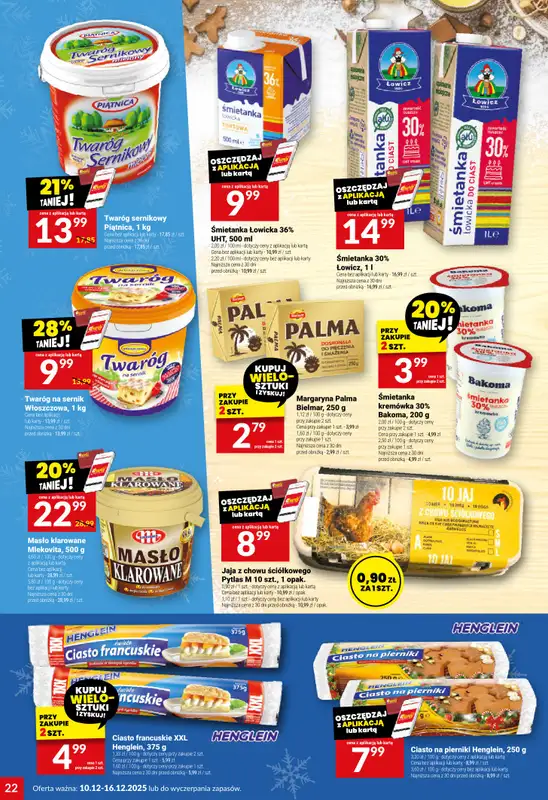 Twój Market - gazetka promocyjna Gazetka od środy 10.12 do wtorku 16.12 - strona 22