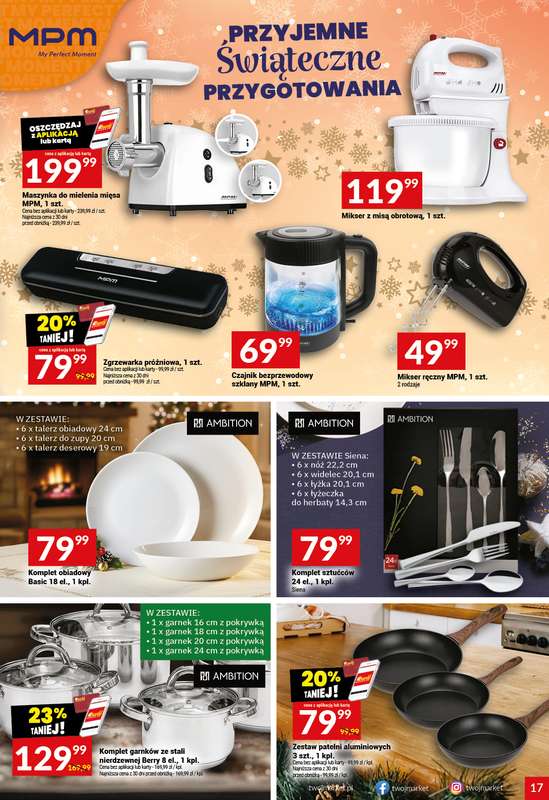 Twój Market - gazetka promocyjna Gazetka od środy 10.12 do wtorku 16.12 - strona 17