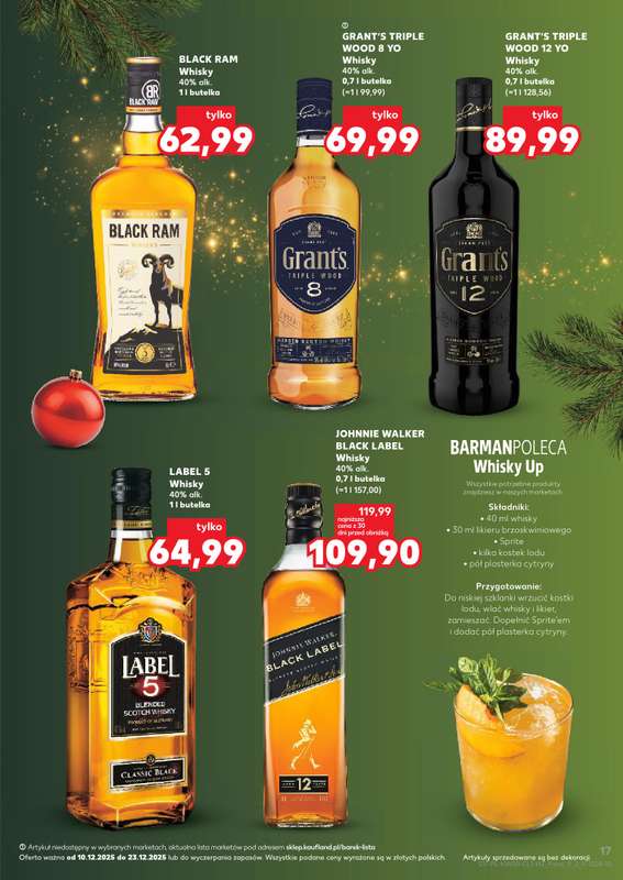 Kaufland - gazetka promocyjna Barek Kauflandu  do wtorku 23.12 - strona 17