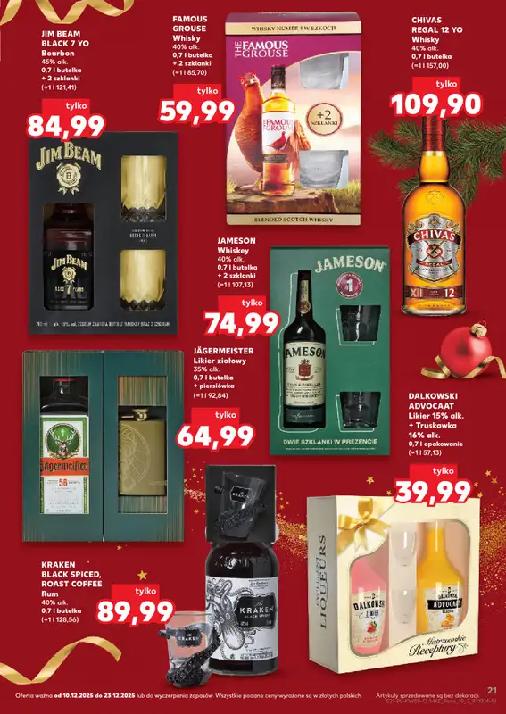 Kaufland - gazetka promocyjna Barek Kauflandu  do wtorku 23.12 - strona 21