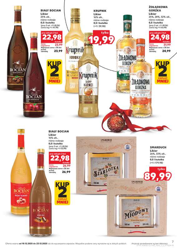 Kaufland - gazetka promocyjna Barek Kauflandu  do wtorku 23.12 - strona 7
