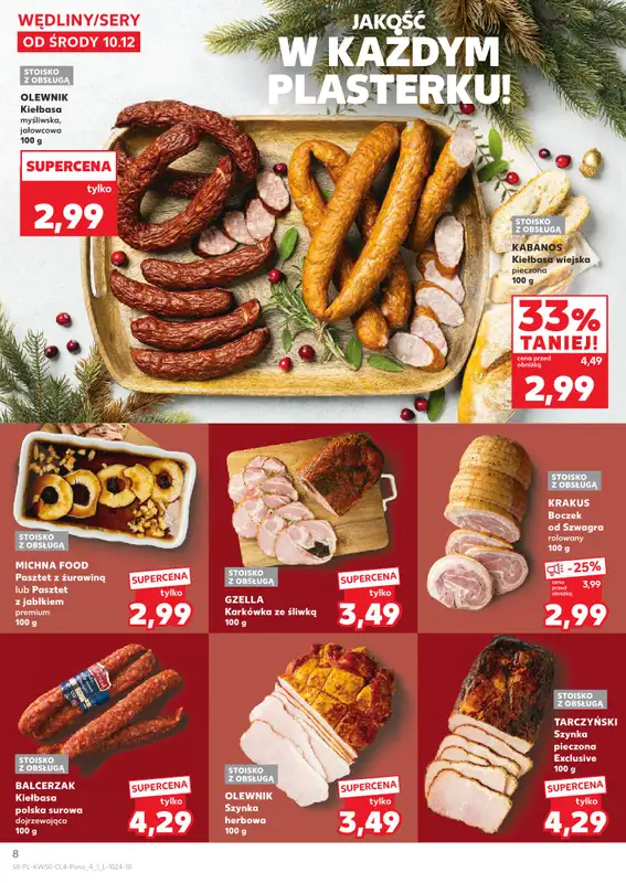 Kaufland - gazetka promocyjna Oferta Kaufland - Smak Świąt od środy 10.12 do wtorku 23.12 - strona 8
