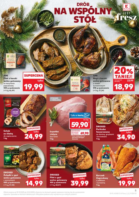 Kaufland - gazetka promocyjna Oferta Kaufland - Smak Świąt od środy 10.12 do wtorku 23.12 - strona 5