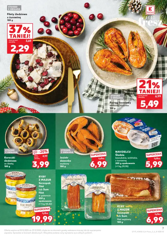 Kaufland - gazetka promocyjna Oferta Kaufland - Smak Świąt od środy 10.12 do wtorku 23.12 - strona 7