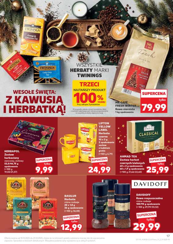 Kaufland - gazetka promocyjna Oferta Kaufland - Smak Świąt od środy 10.12 do wtorku 23.12 - strona 17