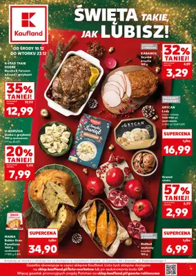 Kaufland - gazetka promocyjna Oferta Kaufland - Smak Świąt od środy 10.12 do wtorku 23.12