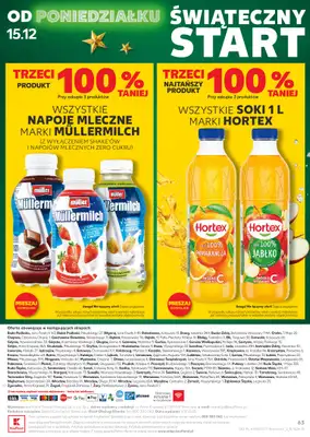 Kaufland - gazetka promocyjna Oferta Kaufland od środy 10.12 do wtorku 16.12 - strona 63