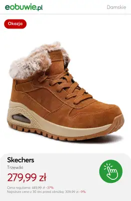 eobuwie.pl - gazetka promocyjna Ciepłe botki Skechers – sprawdź super oferty! od wtorku 09.12  - strona 11