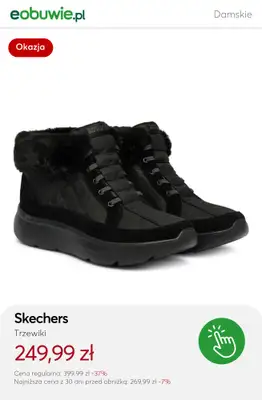 eobuwie.pl - gazetka promocyjna Ciepłe botki Skechers – sprawdź super oferty! od wtorku 09.12  - strona 5
