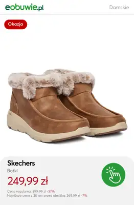 eobuwie.pl - gazetka promocyjna Ciepłe botki Skechers – sprawdź super oferty! od wtorku 09.12  - strona 8