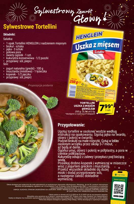 Groszek - gazetka promocyjna Sylwestrowy zawrót głowy  do środy 31.12 - strona 30