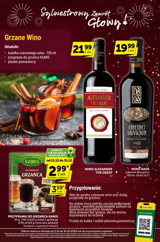 Groszek - gazetka promocyjna Sylwestrowy zawrót głowy  do środy 31.12 - strona 18