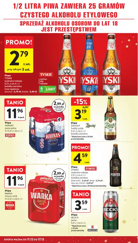 Intermarche - gazetka promocyjna Gazetka od czwartku 11.12 do środy 17.12 - strona 49