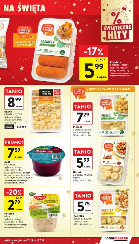 Intermarche - gazetka promocyjna Gazetka od czwartku 11.12 do środy 17.12 - strona 34