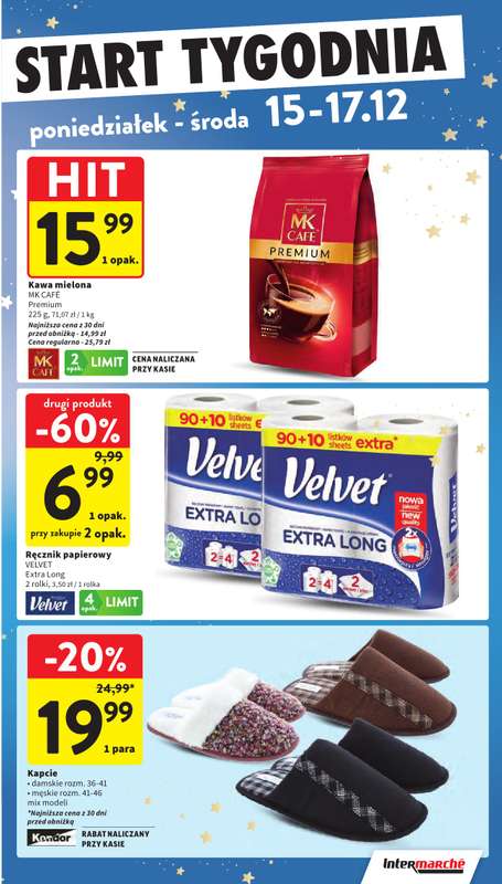 Intermarche - gazetka promocyjna Intertani start tygodnia od poniedziałku 15.12 do środy 17.12 - strona 3