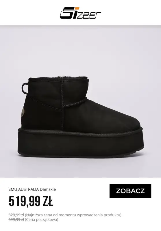 BEST SALE - gazetka promocyjna Sizeer | Do -45% wyprzedaż świąteczna od wtorku 09.12 do środy 10.12 - strona 4