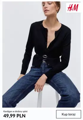 H&M - gazetka promocyjna Odzież Basic dla niej od środy 10.12  - strona 13