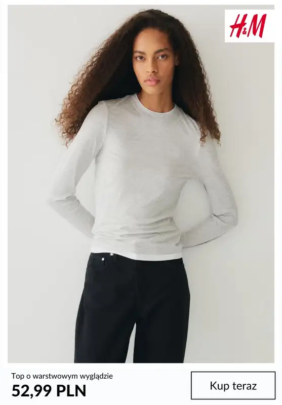 H&M - gazetka promocyjna Odzież Basic dla niej od środy 10.12  - strona 7