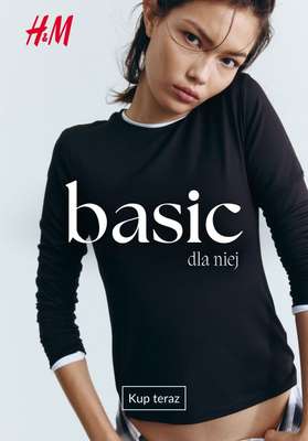 H&M - gazetka promocyjna Odzież Basic dla niej od środy 10.12 