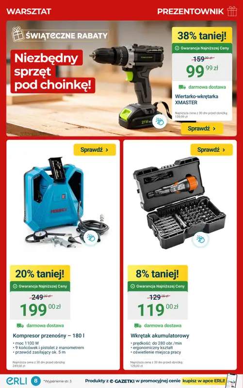 Erli - gazetka promocyjna PREZENTOWNIK – TOP OKAZJE, które zachwycą! od środy 10.12 do niedzieli 14.12 - strona 8