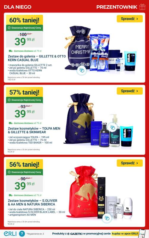 ERLI - gazetka promocyjna PREZENTOWNIK – TOP OKAZJE, które zachwycą! od środy 10.12 do niedzieli 14.12 - strona 7