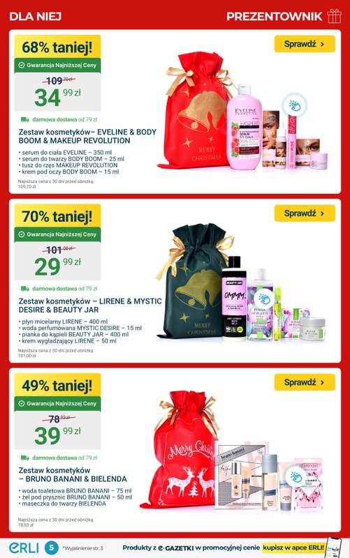 Erli - gazetka promocyjna PREZENTOWNIK – TOP OKAZJE, które zachwycą! od środy 10.12 do niedzieli 14.12 - strona 5