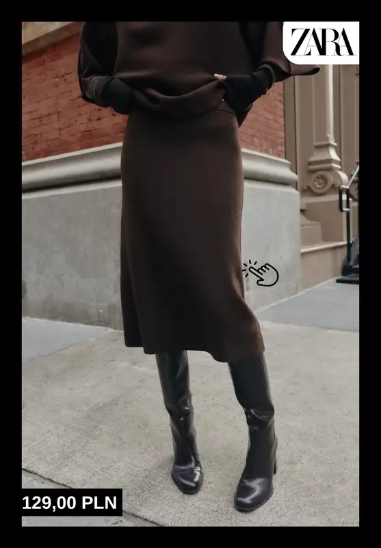 Zara - gazetka promocyjna Modne komplety z dzianiny dla niej od wtorku 09.12  - strona 3