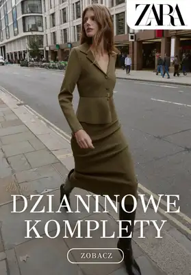 Zara - gazetka promocyjna Modne komplety z dzianiny dla niej od wtorku 09.12 