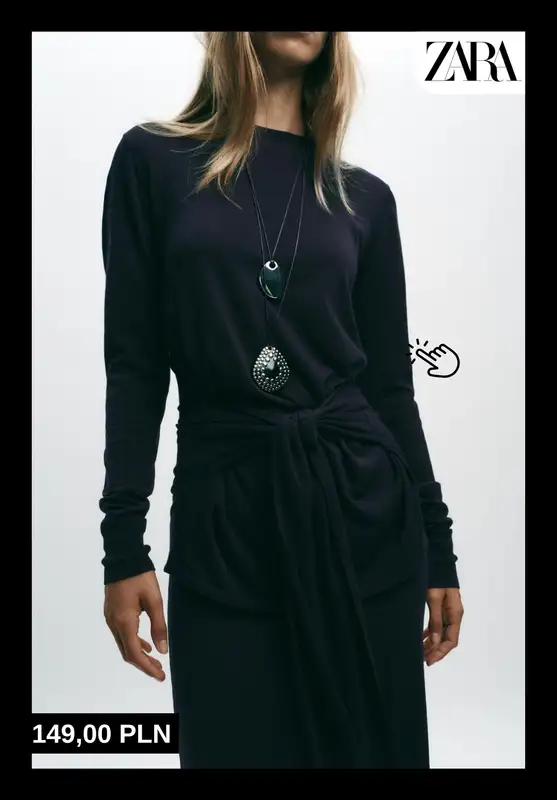 Zara - gazetka promocyjna Modne komplety z dzianiny dla niej od wtorku 09.12  - strona 12