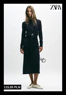 Zara - gazetka promocyjna Modne komplety z dzianiny dla niej od wtorku 09.12  - strona 13
