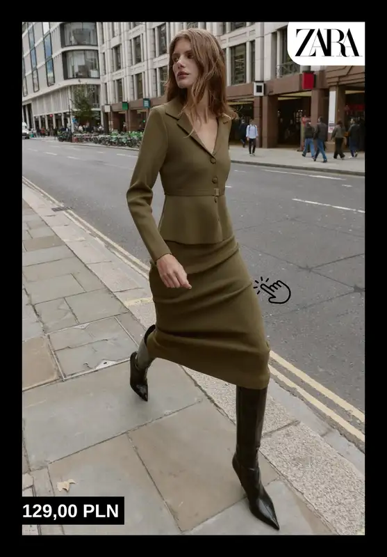 Zara - gazetka promocyjna Modne komplety z dzianiny dla niej od wtorku 09.12  - strona 11