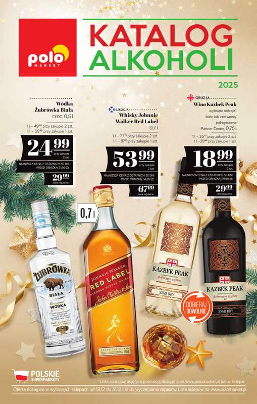 POLOmarket - gazetka promocyjna Katalog alkoholowy  do środy 31.12
