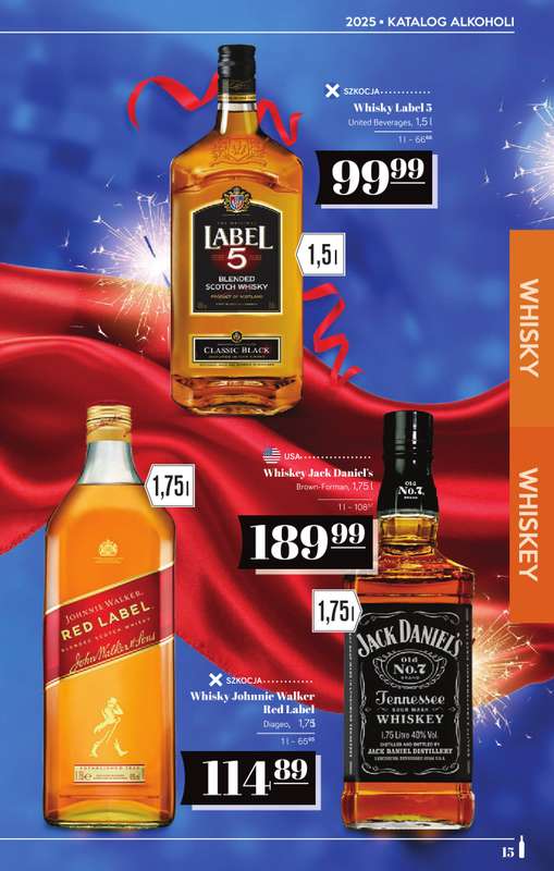 POLOmarket - gazetka promocyjna Katalog alkoholowy  do środy 31.12 - strona 15