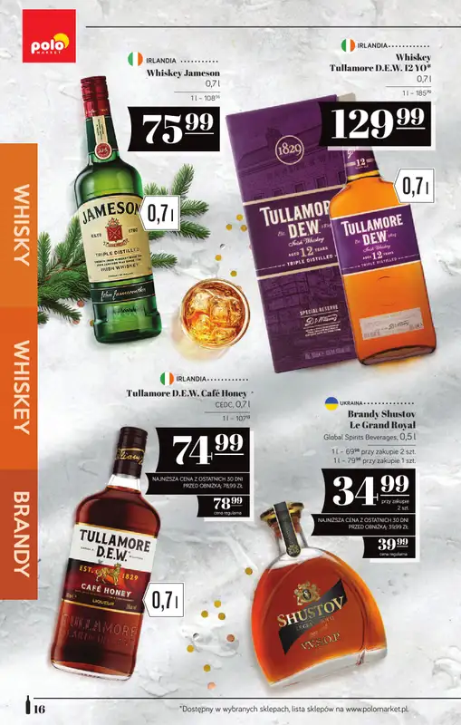 POLOmarket - gazetka promocyjna Katalog alkoholowy  do środy 31.12 - strona 16