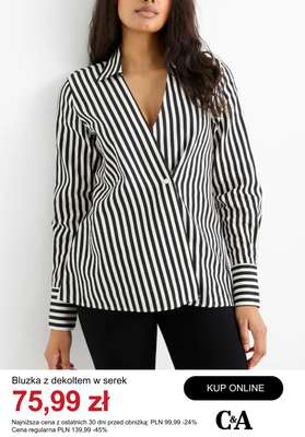 C&A - gazetka promocyjna Bluzki damskie na wyprzedaży od środy 10.12  - strona 6