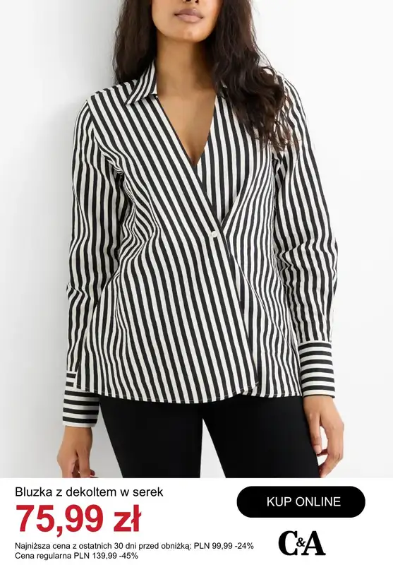 C&A - gazetka promocyjna Bluzki damskie na wyprzedaży od środy 10.12  - strona 6