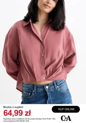 C&A - gazetka promocyjna Bluzki damskie na wyprzedaży od środy 10.12  - strona 10