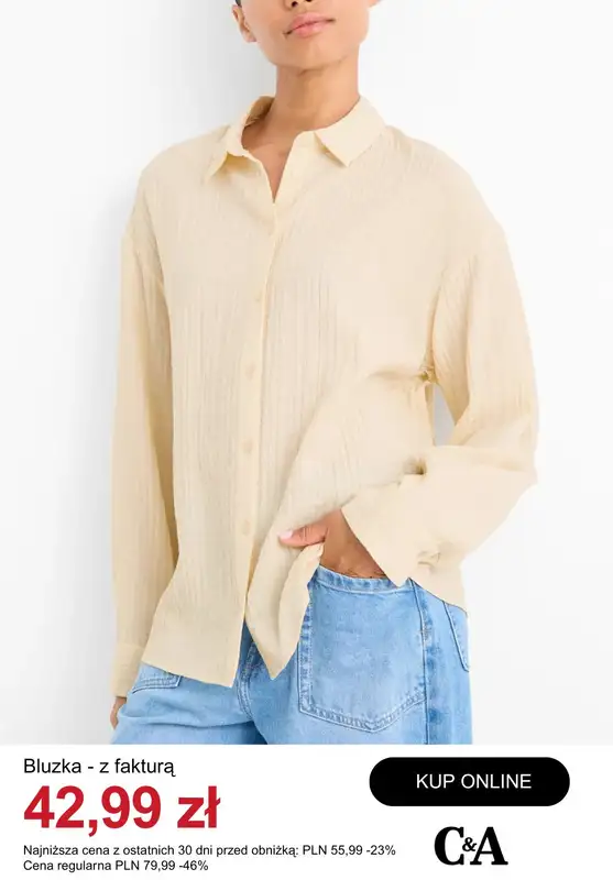 C&A - gazetka promocyjna Bluzki damskie na wyprzedaży od środy 10.12  - strona 3