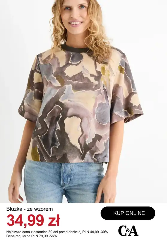 C&A - gazetka promocyjna Bluzki damskie na wyprzedaży od środy 10.12  - strona 11