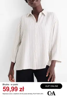 C&A - gazetka promocyjna Bluzki damskie na wyprzedaży od środy 10.12  - strona 9