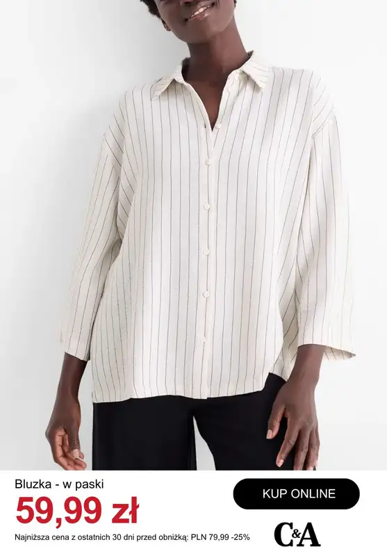 C&A - gazetka promocyjna Bluzki damskie na wyprzedaży od środy 10.12  - strona 9