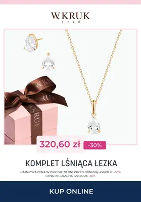 Prezenty - gazetka promocyjna W.Kruk | Do -50% na komplety biżuterii od wtorku 09.12  - strona 4