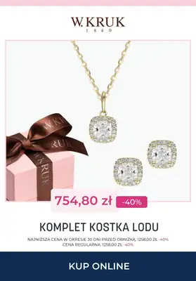 Prezenty - gazetka promocyjna W.Kruk | Do -50% na komplety biżuterii od wtorku 09.12  - strona 9