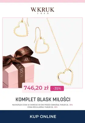 Prezenty - gazetka promocyjna W.Kruk | Do -50% na komplety biżuterii od wtorku 09.12  - strona 10