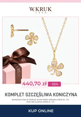 Prezenty - gazetka promocyjna W.Kruk | Do -50% na komplety biżuterii od wtorku 09.12  - strona 8